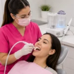 Limpieza dental con Flash Pearl Instituto Volpe.webp