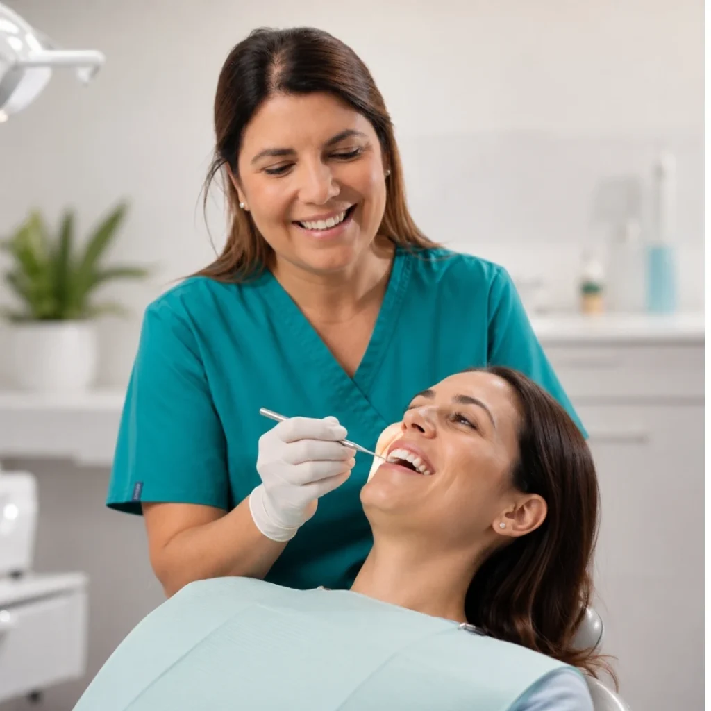 Revision dental para detectar caries Instituto Volpe.webp