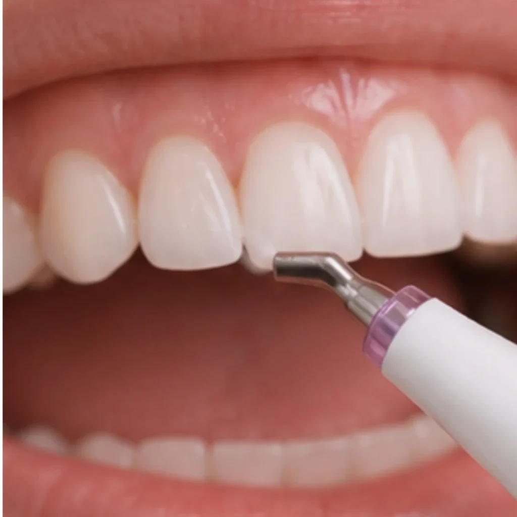 resultado de limpieza dental Flash Pearl Instituto Volpe.webp